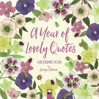 A Year of Lovely Quotes Wall Calendar 2026 (Art Calendar)