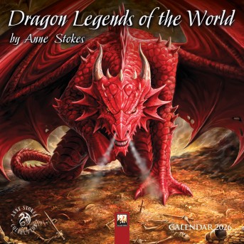 Anne Stokes: Dragon Legends of the World Mini Wall calendar 2026 (Art Calendar)