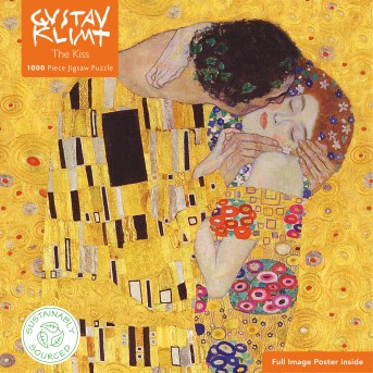 Adult Sustainable Jigsaw Puzzle Gustav Klimt: The Kiss