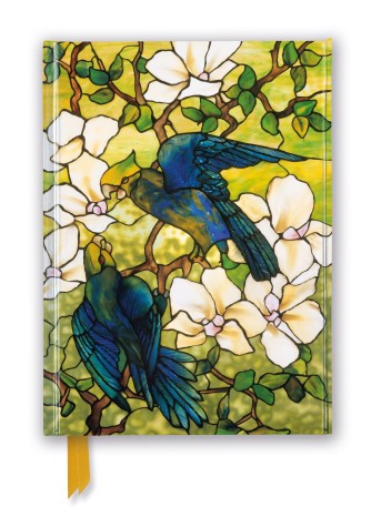 Louis Comfort Tiffany: Hibiscus and Parrots (Foiled Journal)